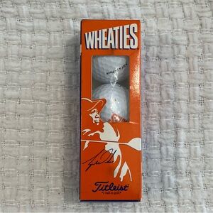 Titleist Wheaties Tiger Woods Golf Balls | 3 Pack Sleeve NIB